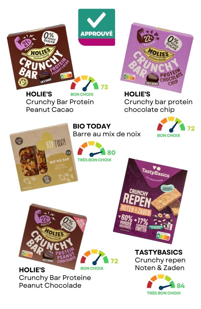 meilleures barres de céréales